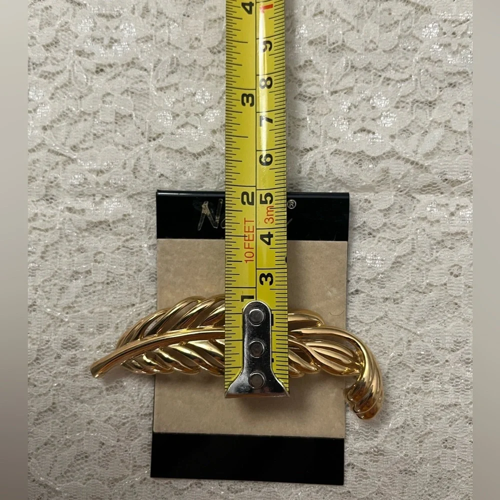 Napier/vintage gold pin, 3” *